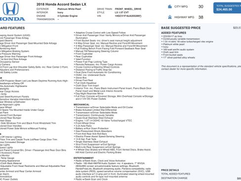 Used 2018 Honda Accord LX image 2