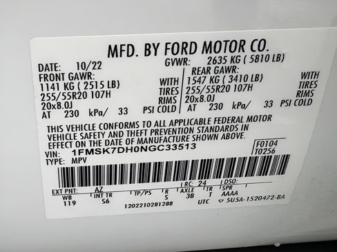Used 2022 Ford Explorer XLT w/ Equipment Group 202A RWD image 40