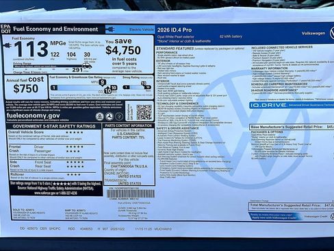 New 2026 Volkswagen ID.4 Pro image 19