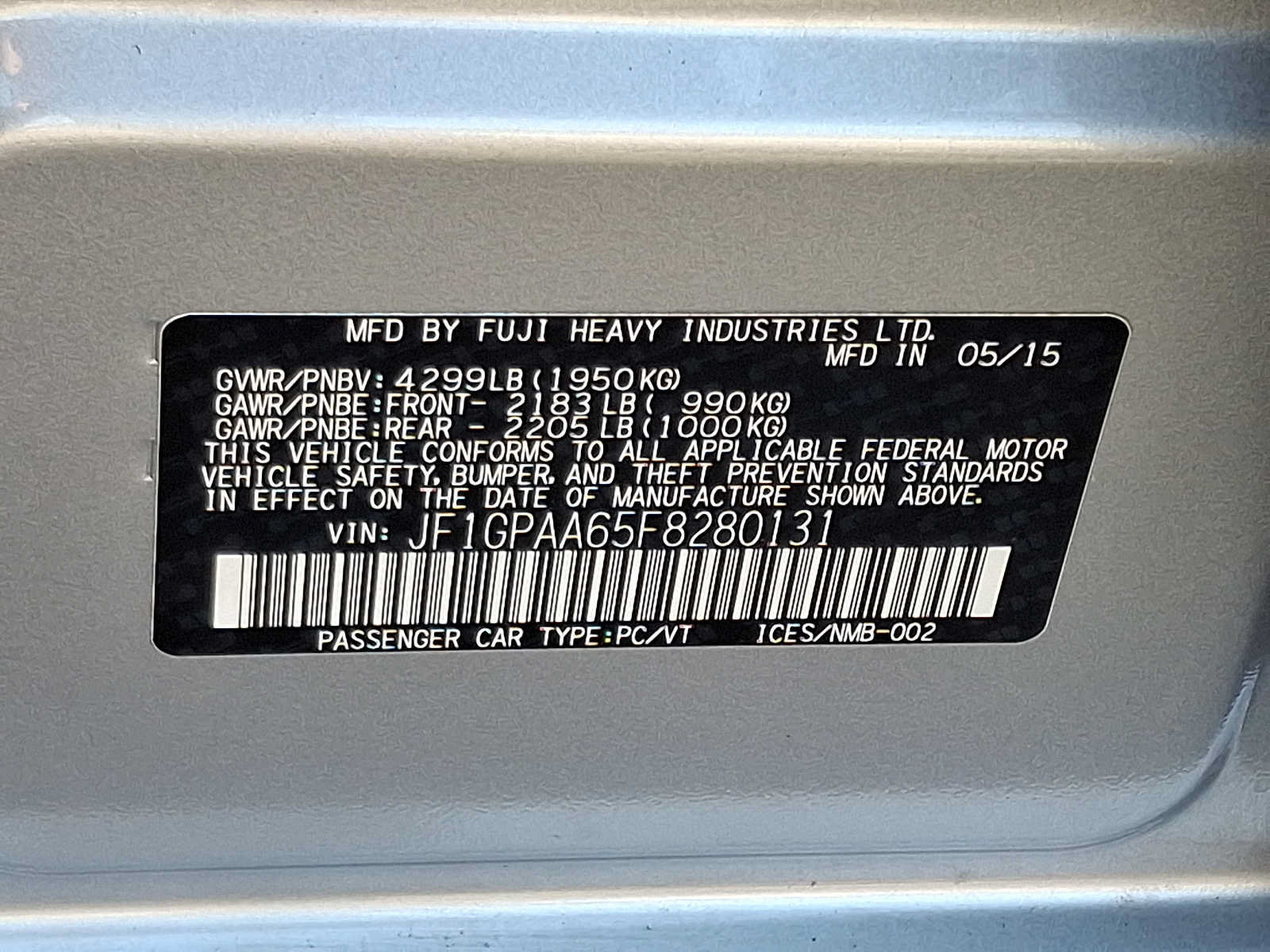 Used 2015 Subaru Impreza 2.0i AWD/4WD image 26