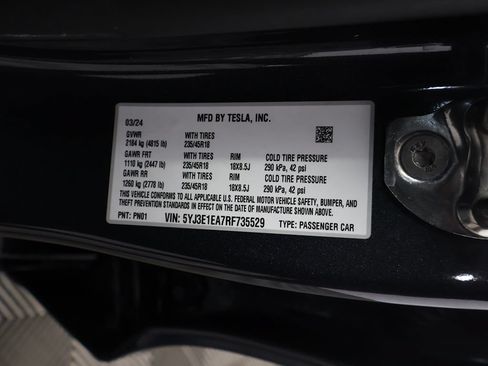 Used 2024 Tesla Model 3 Long Range RWD image 65