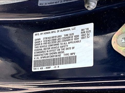 Used 2019 Honda Odyssey EX-L image 32