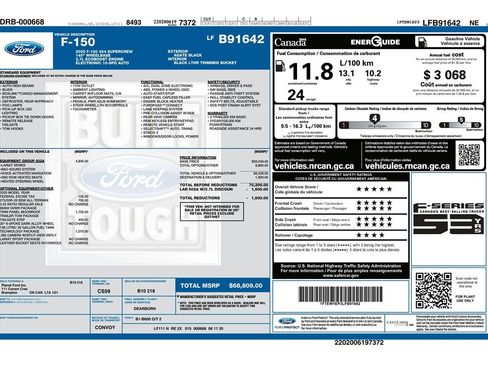 Used 2020 Ford F150 Lariat w/ Equipment Group 502A Luxury image 9