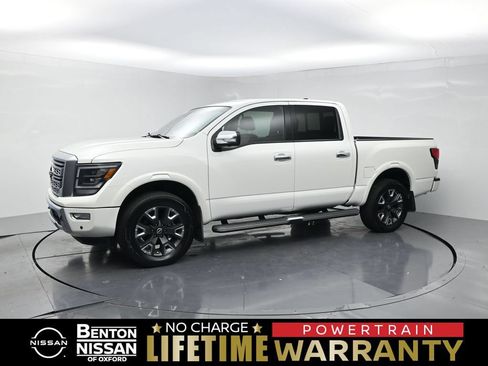 Used 2023 Nissan Titan Platinum Reserve w/ Off Road Protection Package AWD/4WD image 1