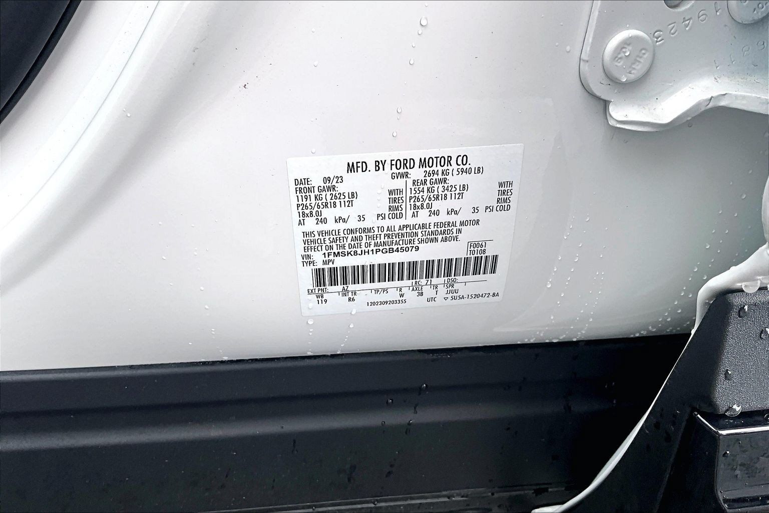 Used 2023 Ford Explorer Timberline w/ Timberline Technology Package AWD/4WD image 37