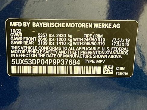 Used 2023 BMW X3 xDrive30i w/ Premium Package AWD/4WD image 34