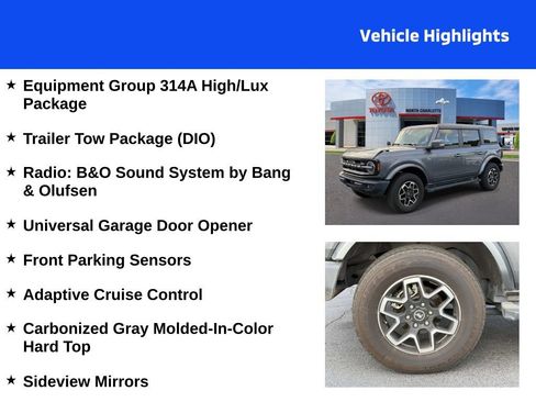 Used 2024 Ford Bronco Outer Banks AWD/4WD image 4