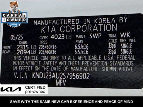 Certified 2025 Kia Soul LX w/ LX Technology Package FWD image 36