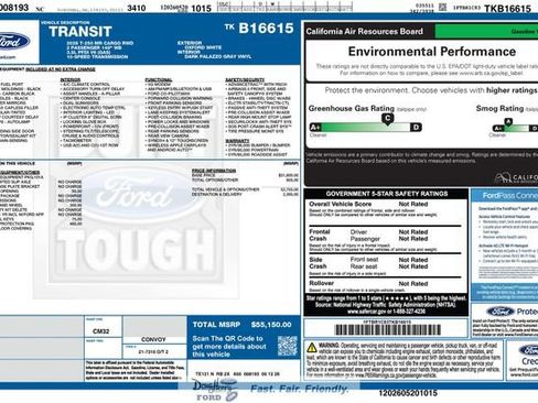 New 2026 Ford Transit 250 148 Medium Roof w/ Load Area Protection Package RWD image 5
