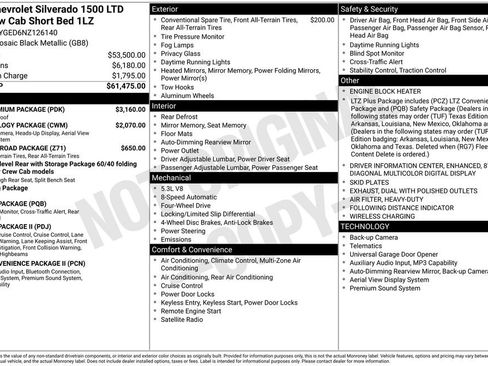 Used 2022 Chevrolet Silverado 1500 LTZ w/ LTZ Premium Package AWD/4WD image 19