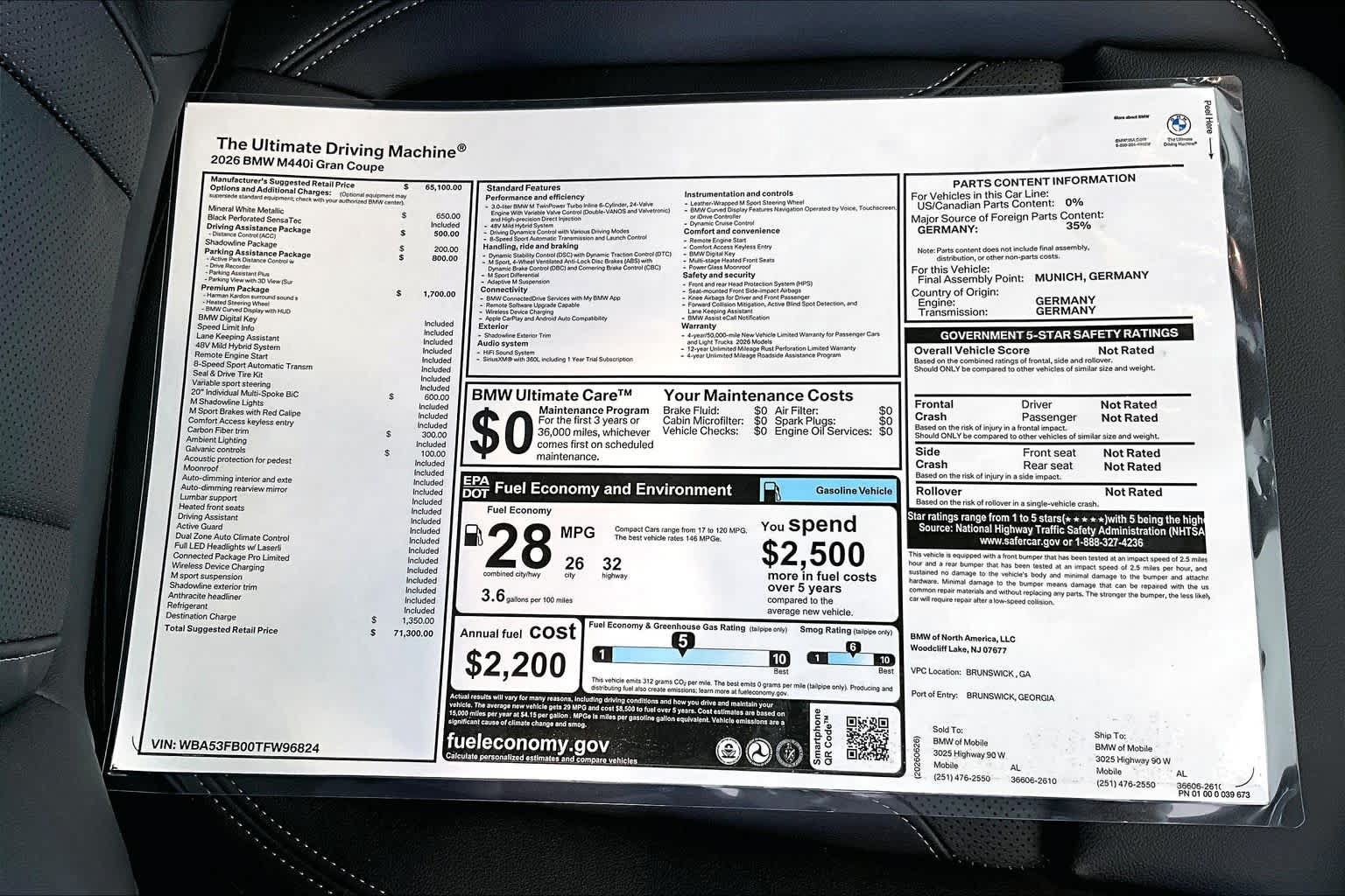 New 2026 BMW M440i w/ Premium Package RWD image 20