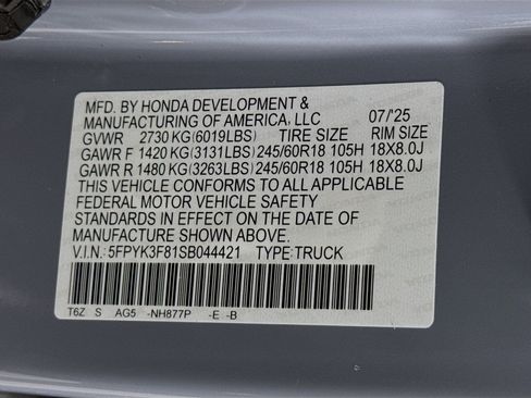 New 2025 Honda Ridgeline Black Edition image 40