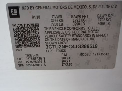 Used 2018 GMC Sierra 1500 SLT w/ SLT Premium Package image 30