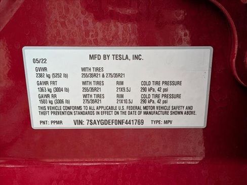 Used 2022 Tesla Model Y Performance image 23