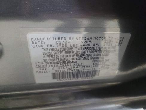 Used 2024 Nissan Versa S w/ Trunk Package image 33