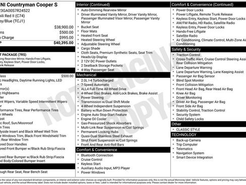 Certified 2025 MINI Cooper Countryman S AWD/4WD image 9