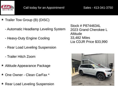 Used 2023 Jeep Grand Cherokee L Laredo AWD/4WD image 21