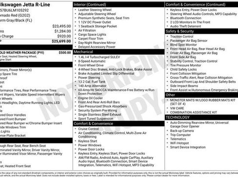 Used 2020 Volkswagen Jetta R-Line w/ R-Line Cold Weather Package image 29