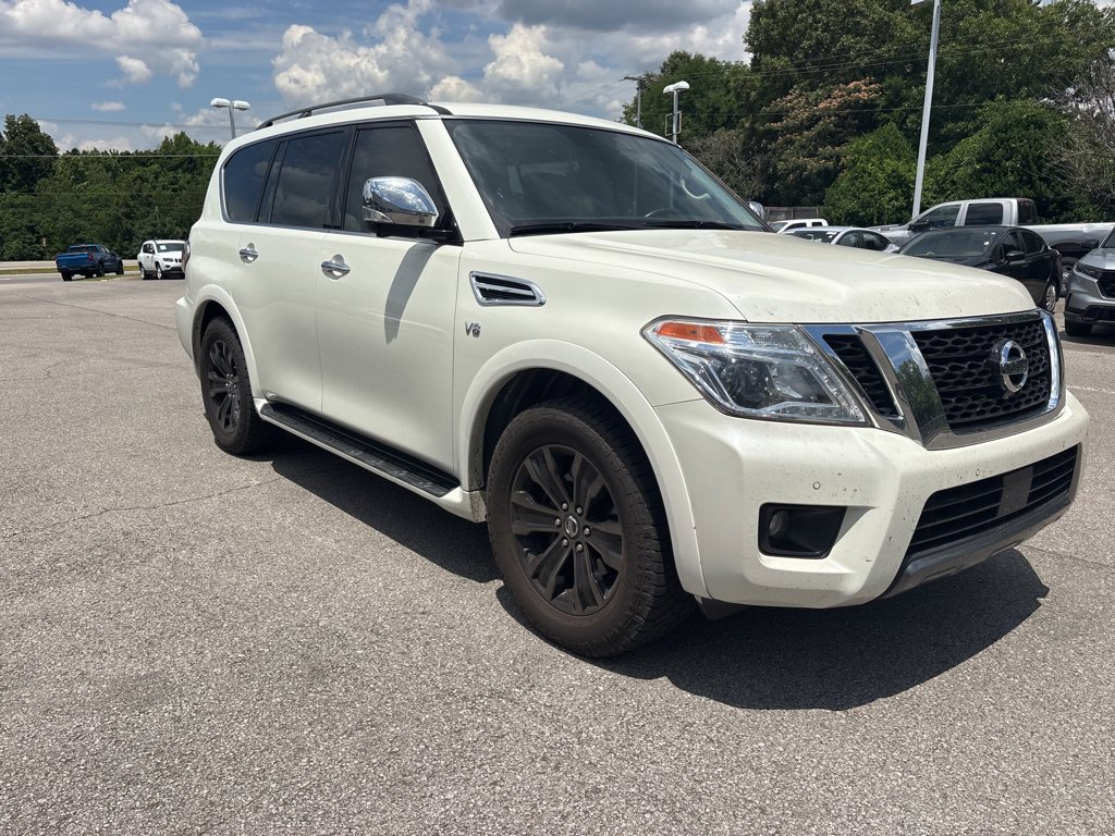 Used 2019 Nissan Armada Platinum w/ Captain's Chairs Package AWD/4WD image 2
