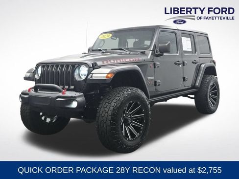 Used 2020 Jeep Wrangler Unlimited Rubicon w/ Quick Order Package 28Y Recon AWD/4WD image 1