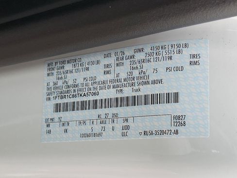 New 2026 Ford Transit 250 148 Medium Roof image 15