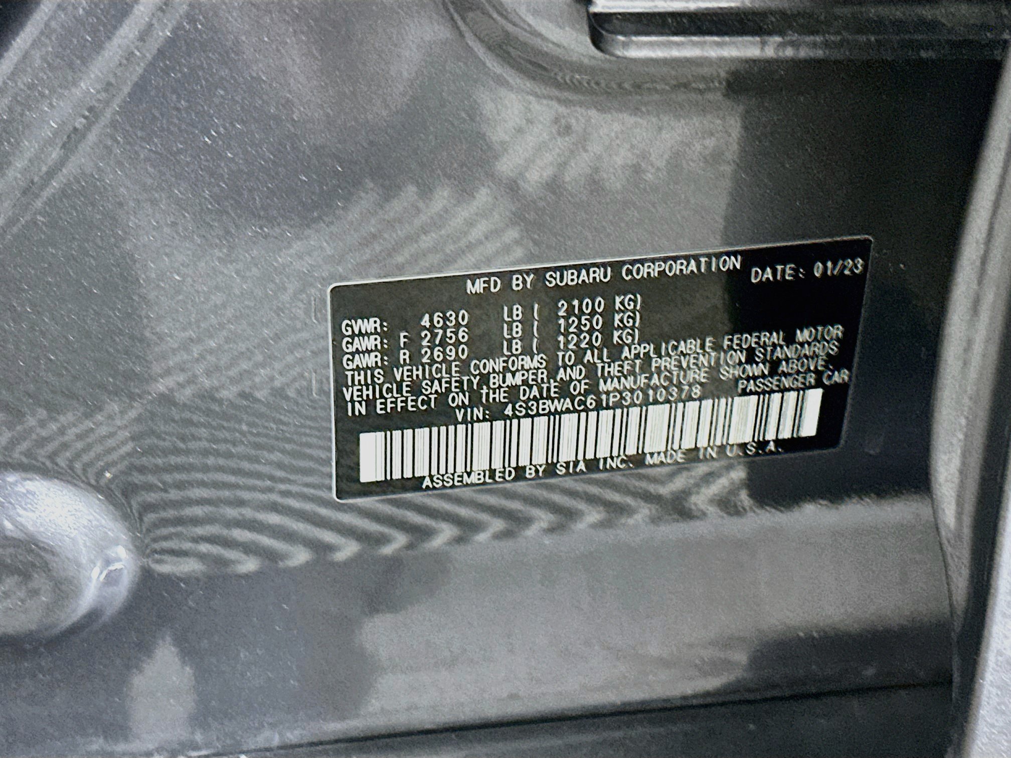 Used 2023 Subaru Legacy Premium AWD/4WD image 12