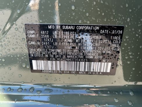 New 2026 Subaru Crosstrek 2.5i image 31