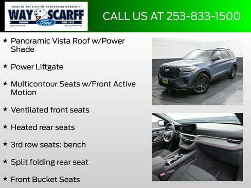 New 2025 Ford Explorer ST w/ Sun And Sound Package image 12