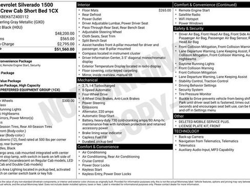 New 2026 Chevrolet Silverado 1500 Custom AWD/4WD image 4