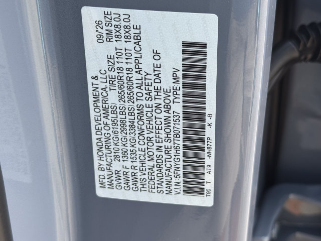 New 2026 Honda Pilot TrailSport image 31