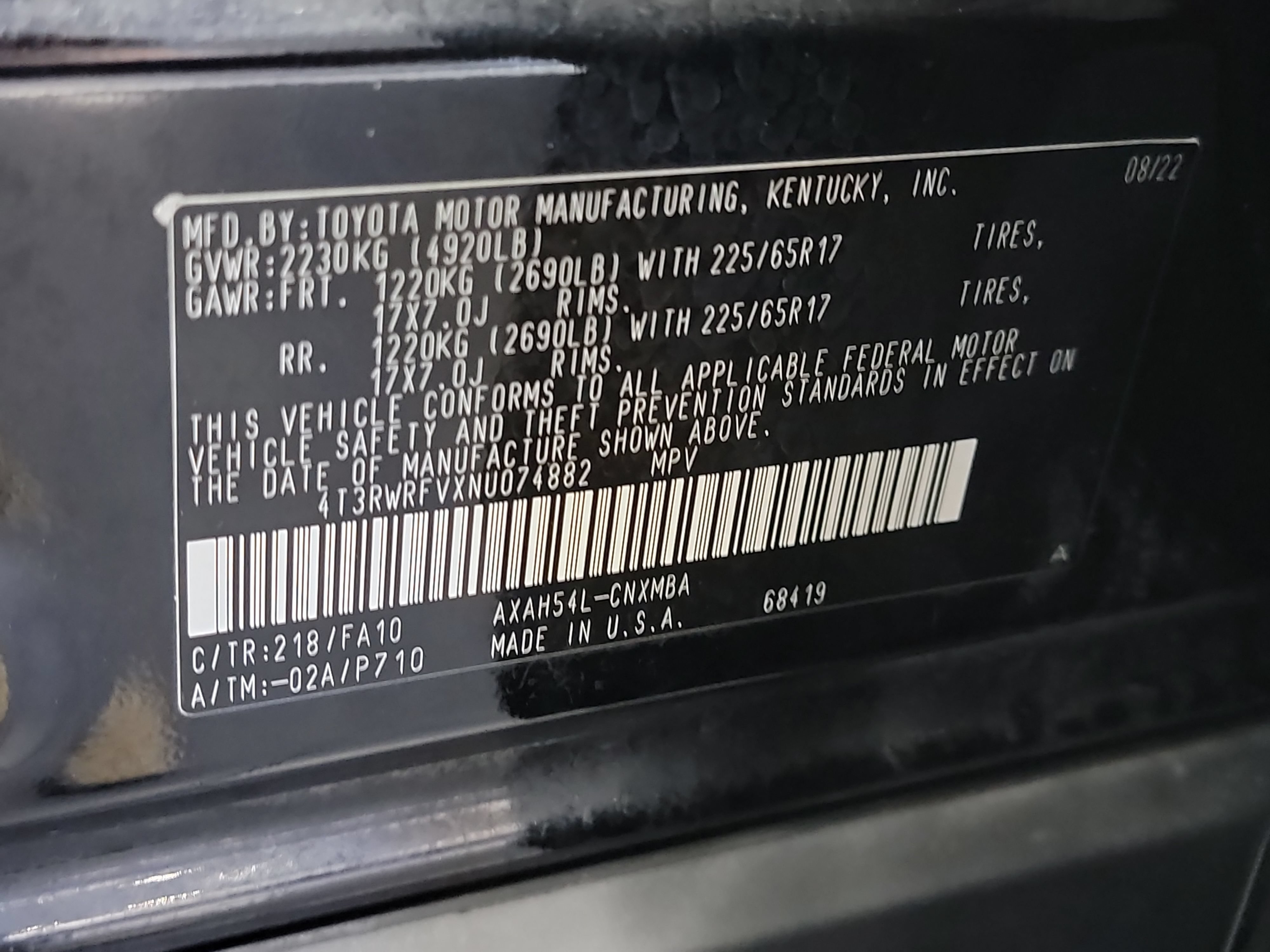 Used 2022 Toyota RAV4 XLE w/ Convenience Package AWD/4WD image 33