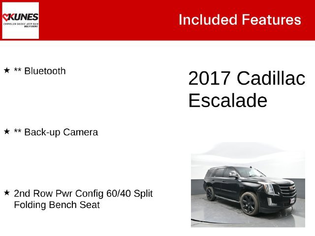 Used 2017 Cadillac Escalade Luxury AWD/4WD image 3