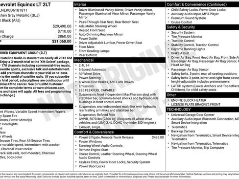 Used 2013 Chevrolet Equinox LT image 15