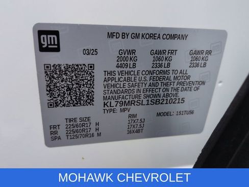 Certified 2025 Chevrolet TrailBlazer LT AWD/4WD image 33