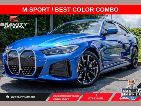 Used 2023 BMW i4 eDrive40 w/ M Sport Package RWD image 1