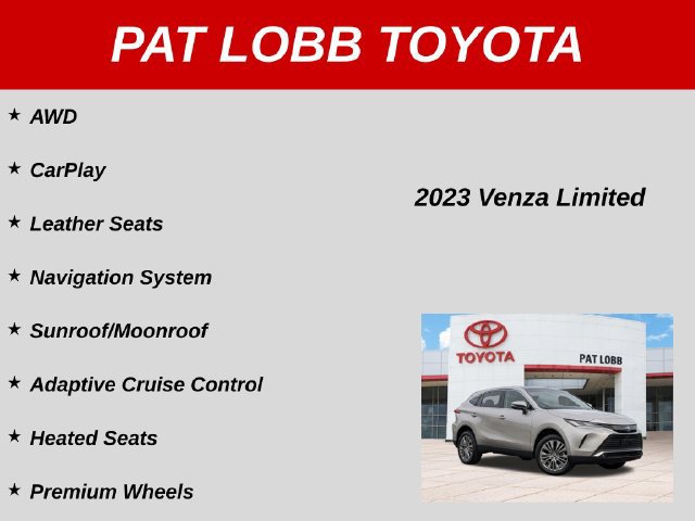 Used 2023 Toyota Venza Limited AWD/4WD image 39