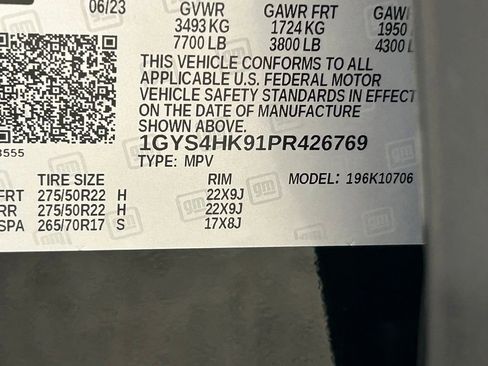 Used 2023 Cadillac Escalade V w/ Heavy-Duty Trailer Package AWD/4WD image 48
