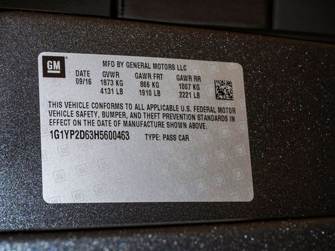 Used 2017 Chevrolet Corvette Z06 w/ Battery Protection Package image 34