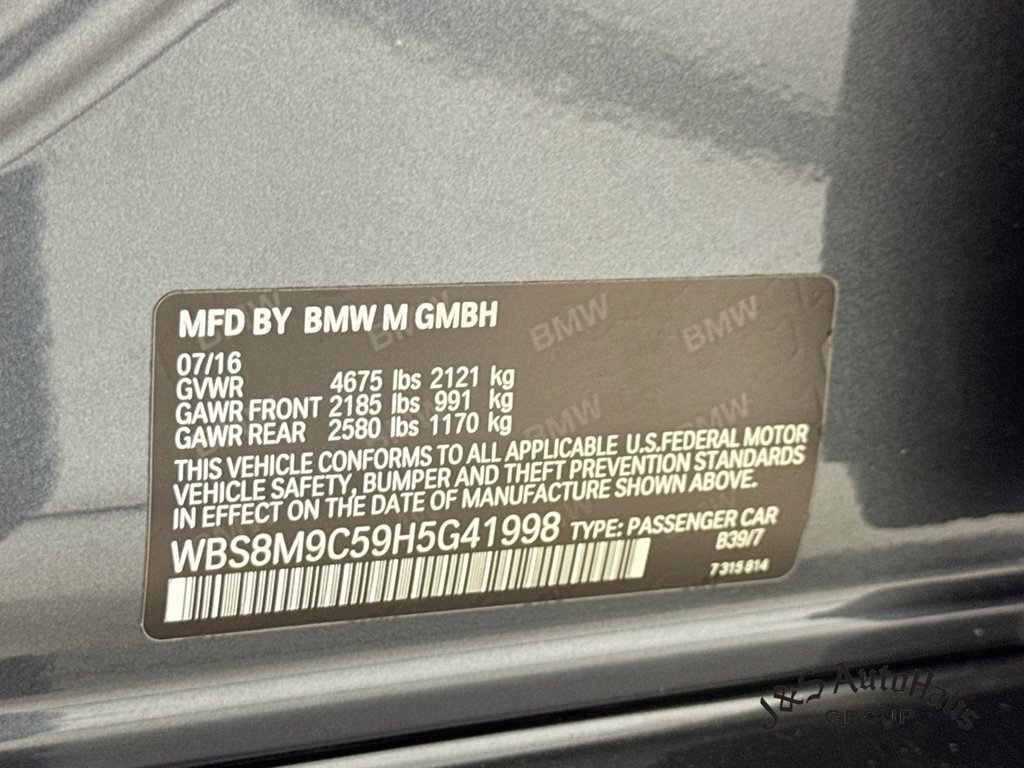 Used 2017 BMW M3 RWD image 41