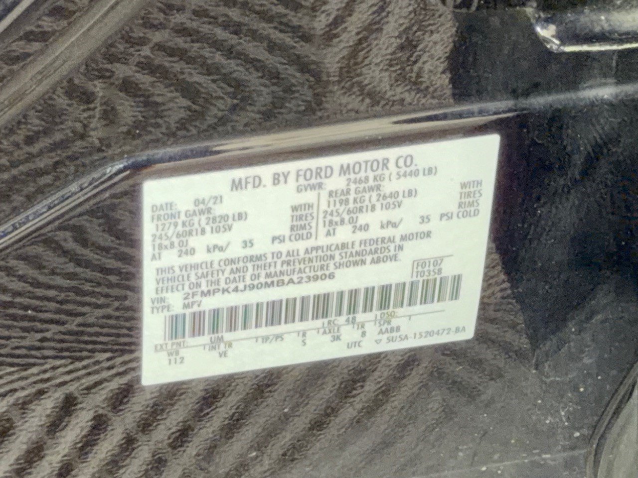 Used 2021 Ford Edge SEL w/ Convenience Package AWD/4WD image 31