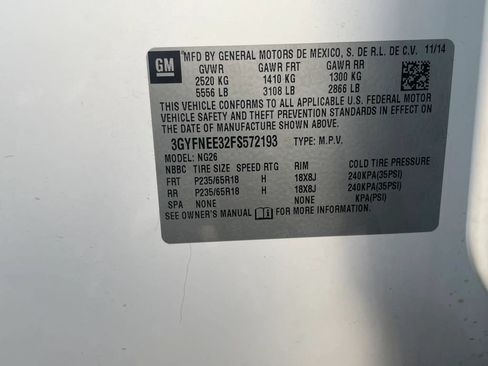 Used 2015 Cadillac SRX Luxury w/ Trailering Package AWD/4WD image 59