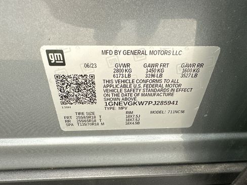 Certified 2023 Chevrolet Traverse LT AWD/4WD image 27