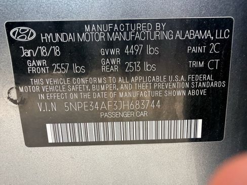 Used 2018 Hyundai Sonata Sport w/ Cargo Package FWD image 11