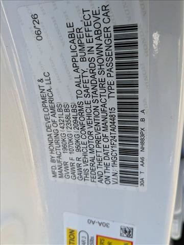 New 2026 Honda Accord LX image 18