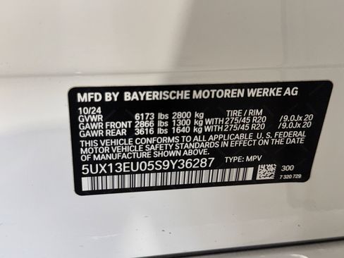 Certified 2025 BMW X5 sDrive40i w/ M Sport Package image 37