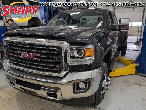 Used 2016 GMC Sierra 3500 SLT w/ Duramax Plus Package AWD/4WD image 1