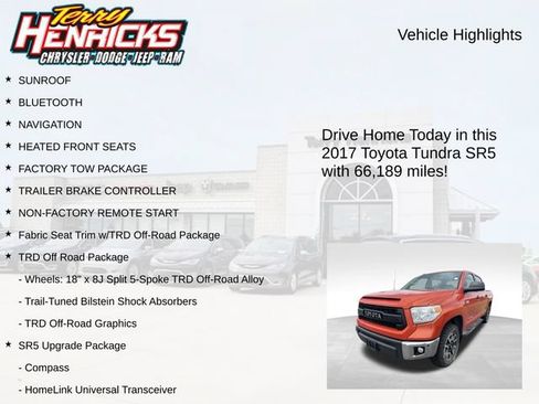 Used 2017 Toyota Tundra TRD Pro AWD/4WD image 4