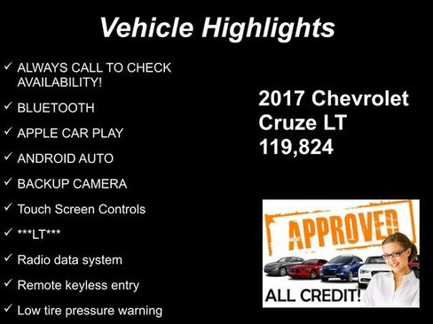 Used 2017 Chevrolet Cruze LT w/ RS Package image 9