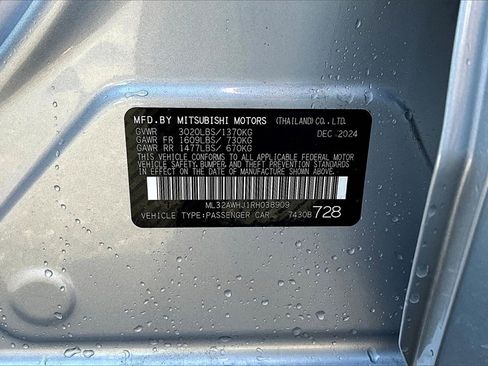 New 2024 Mitsubishi Mirage Black Edition image 13