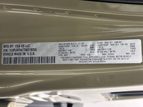 New 2026 Jeep Wrangler Unlimited Sport AWD/4WD image 21